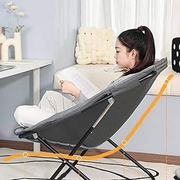 【Comore Sun】ライトグレー コーデュロイ リクライニングチェア折り畳み Comore Sun＞2way フォールディングチェア キャンバス – カチモ